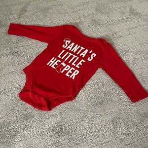 Christmas Baby Onesie NWOT